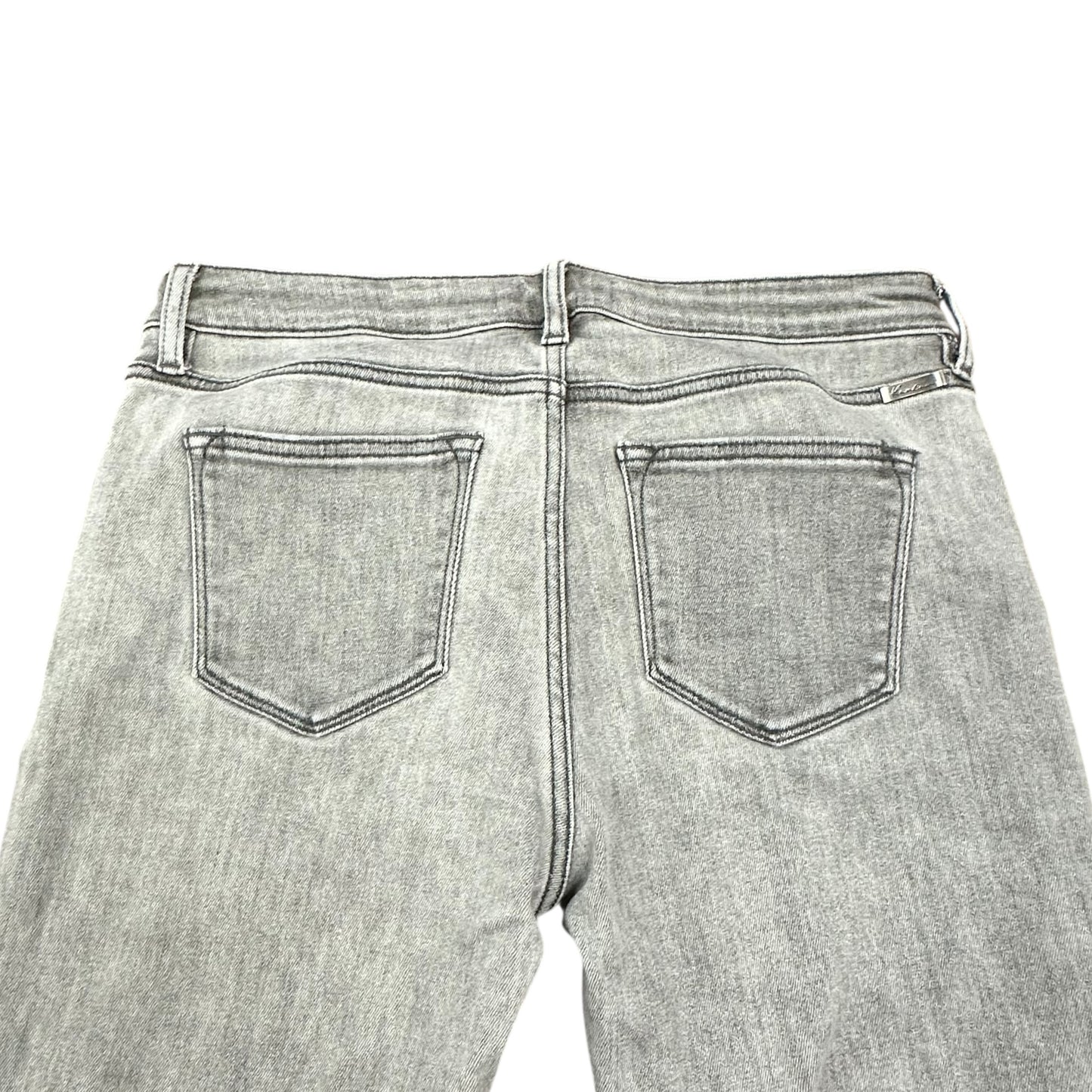 KANCAN BUTTON FLY FLARE GRAY JEANS 100 SZ 13/30