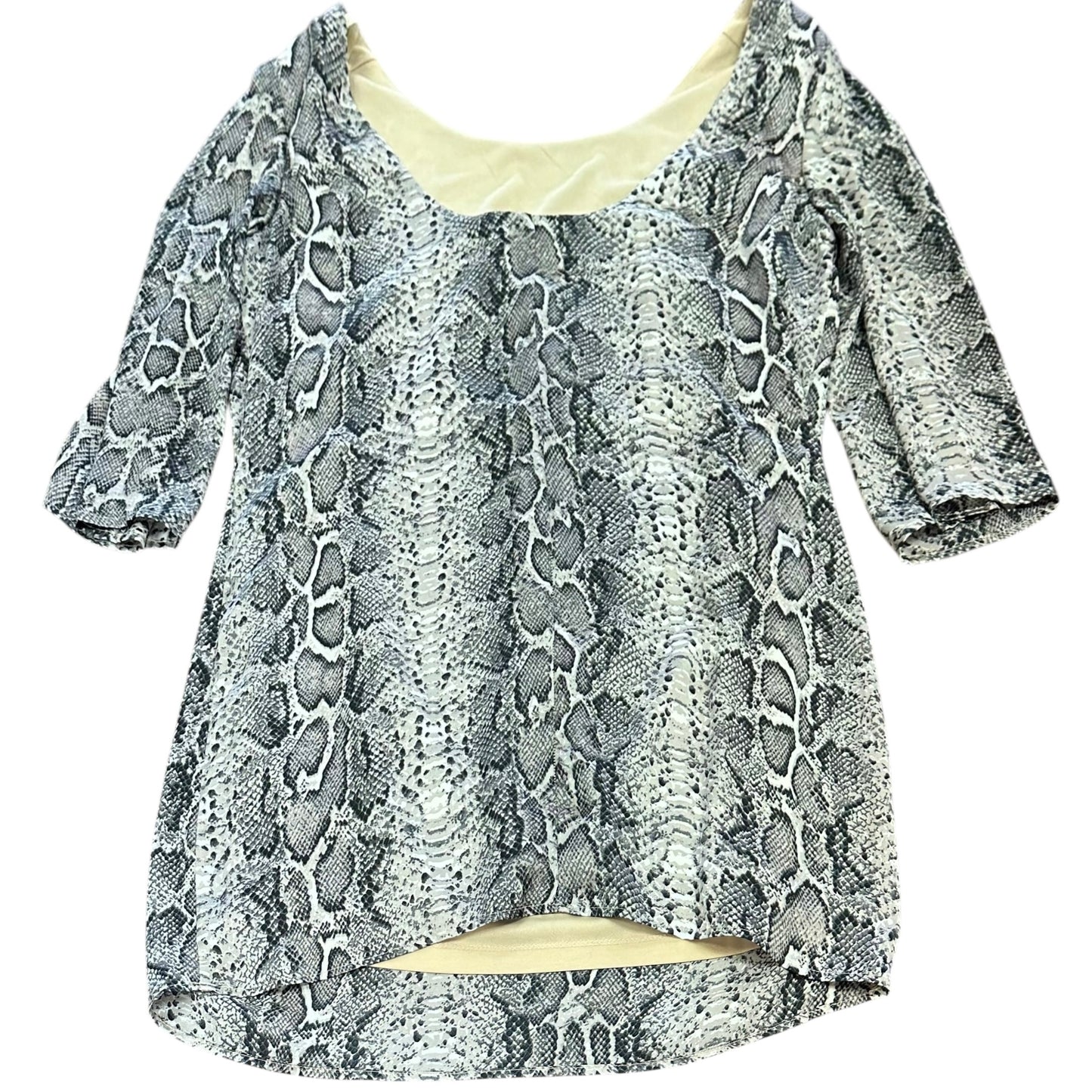 ARK & CO SNAKESKIN DRESS 179 MEDIUM