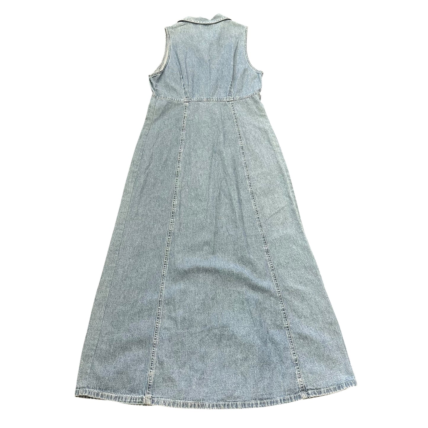 NY JEANS VINTAGE CHAMBRAY DENIM DRESS 100 SMALL