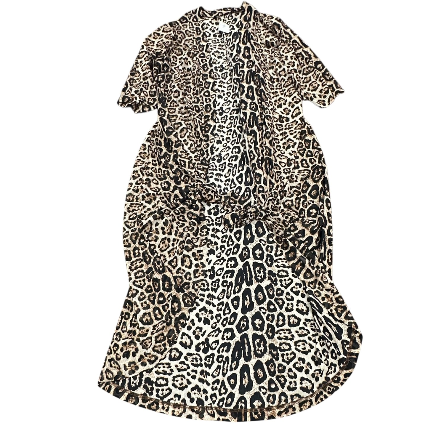 CRAZY TRAIN ANIMAL PRINT MESH DUSTER 241 ONE SIZE