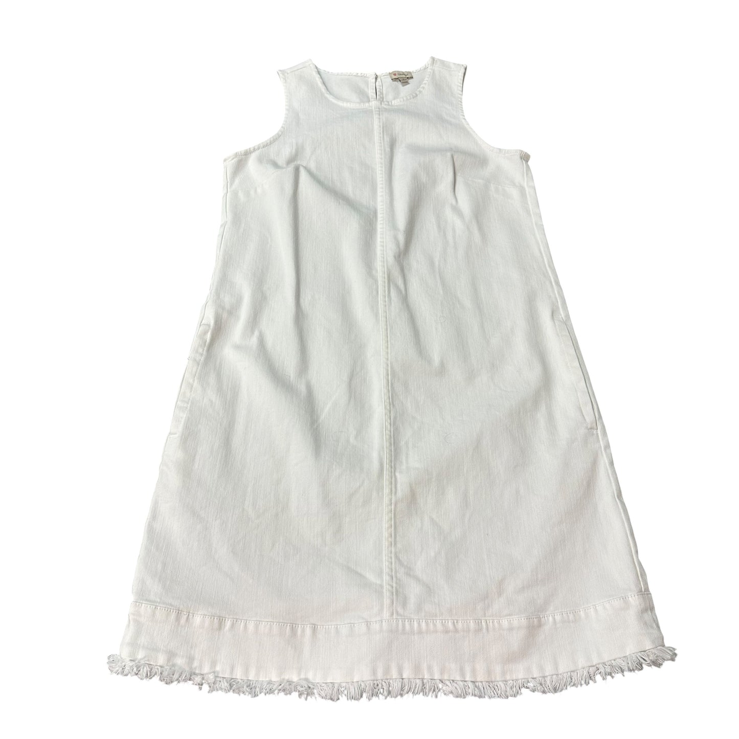 CREMIEUX WHITE DENIM DRESS POCKETS 44 SZ 2