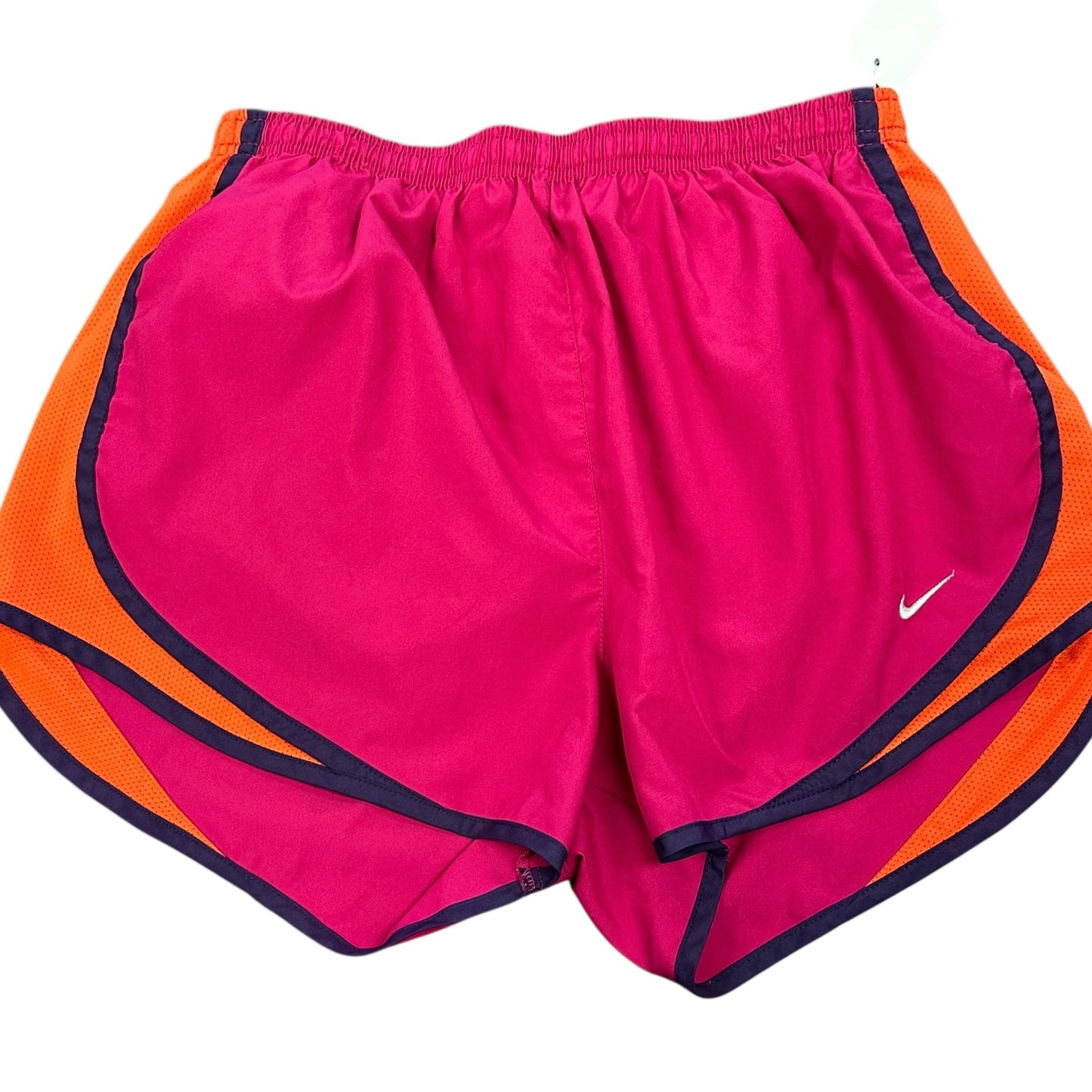 NIKE PINK DRI FIT RUNNING SHORTS 100 MEDIUM