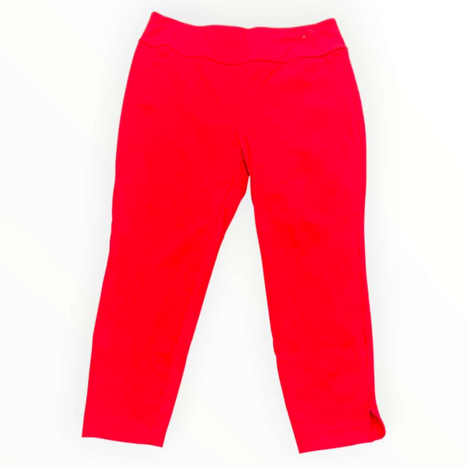 DEAR SCARLETT PULL ON TROUSERS SALMON NWT 7 Sz 2X