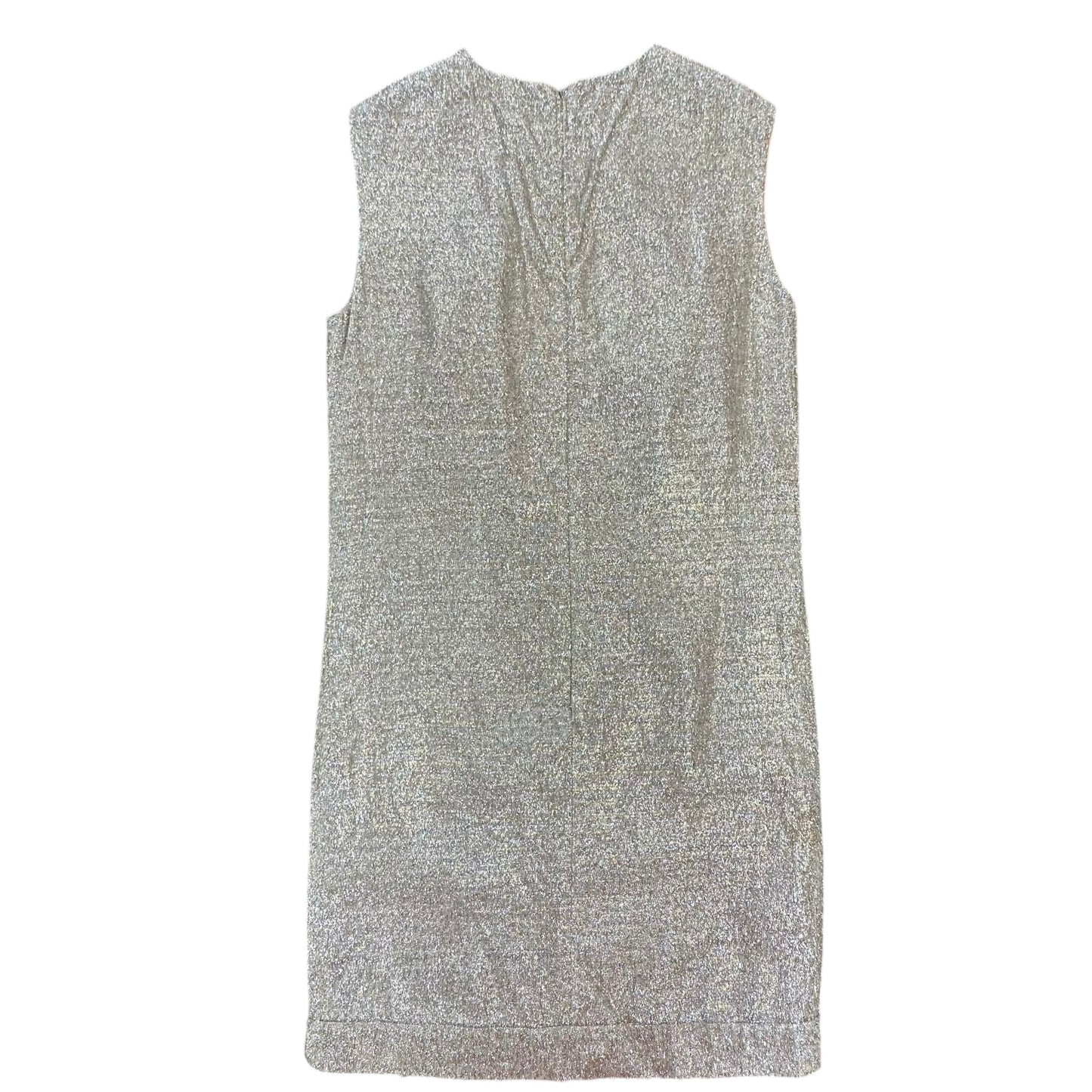 FASHIONED BY NF ORIGINALS VINTAGE GOLD SILVER TENCEL DRESS 84 SZ 4/6