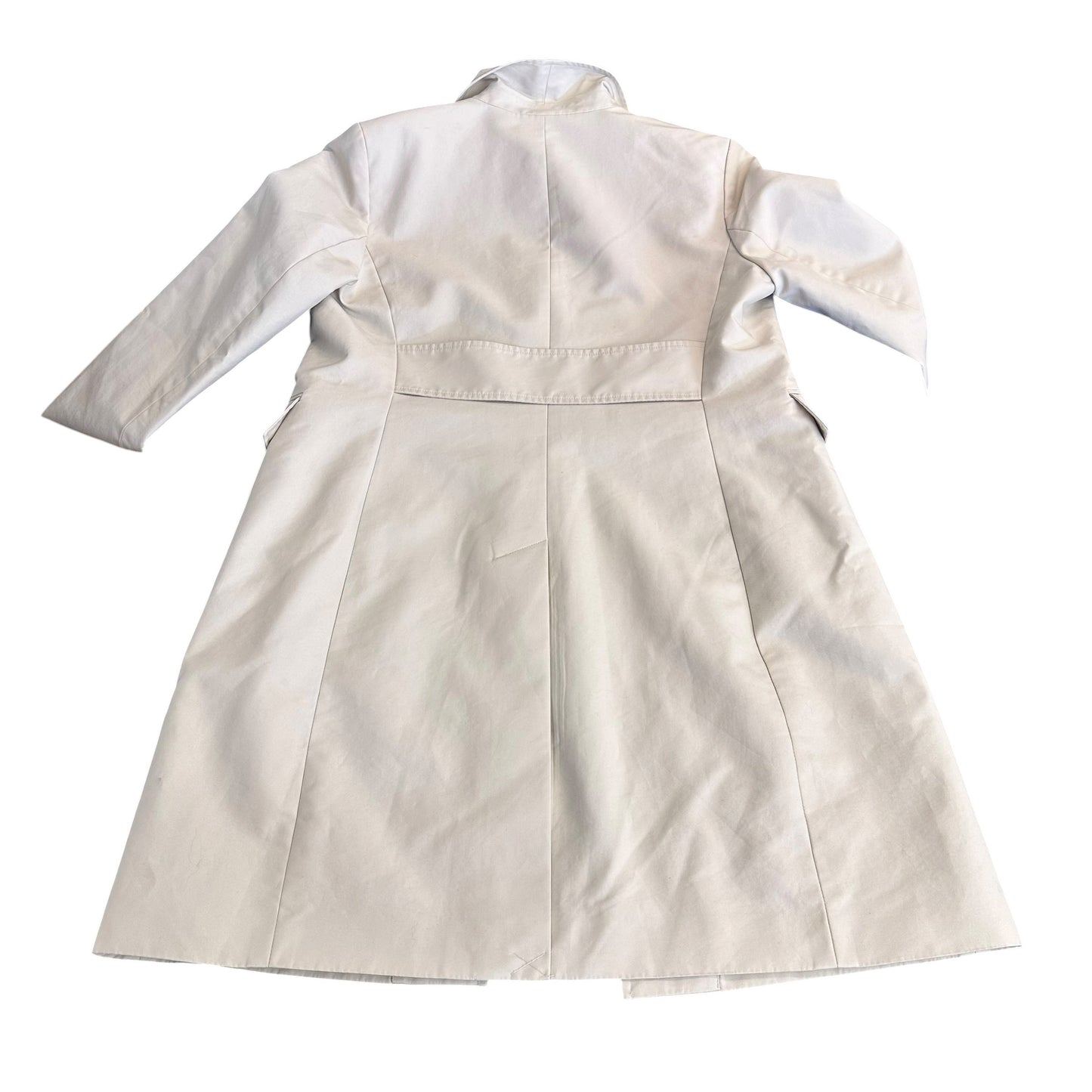 PETITE SOPHISTICATE KHAKI TAN TRENCH COAT 216 MEDIUM