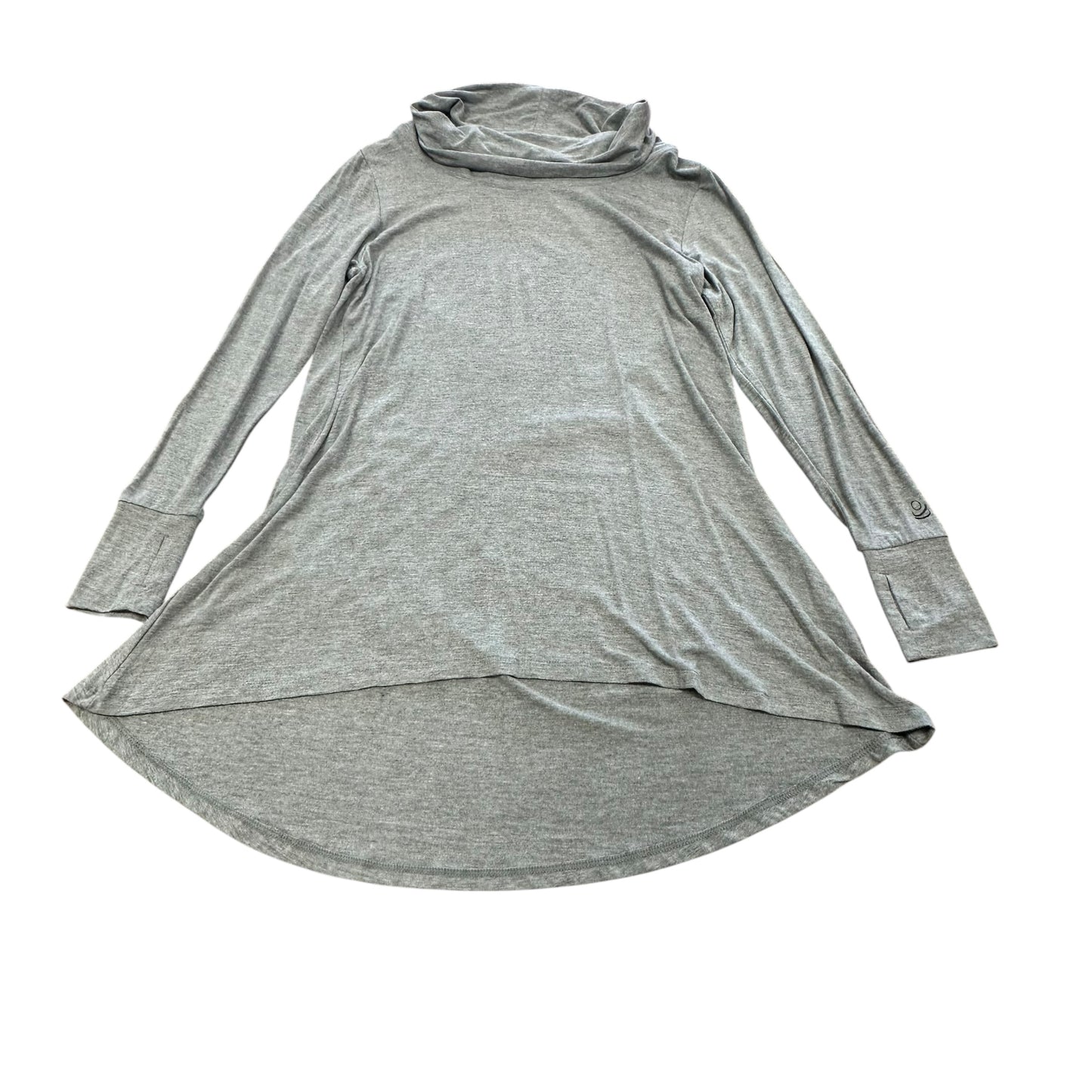 CUDDL DUDS GRAY COWLNECK SWEATER 123 LARGE