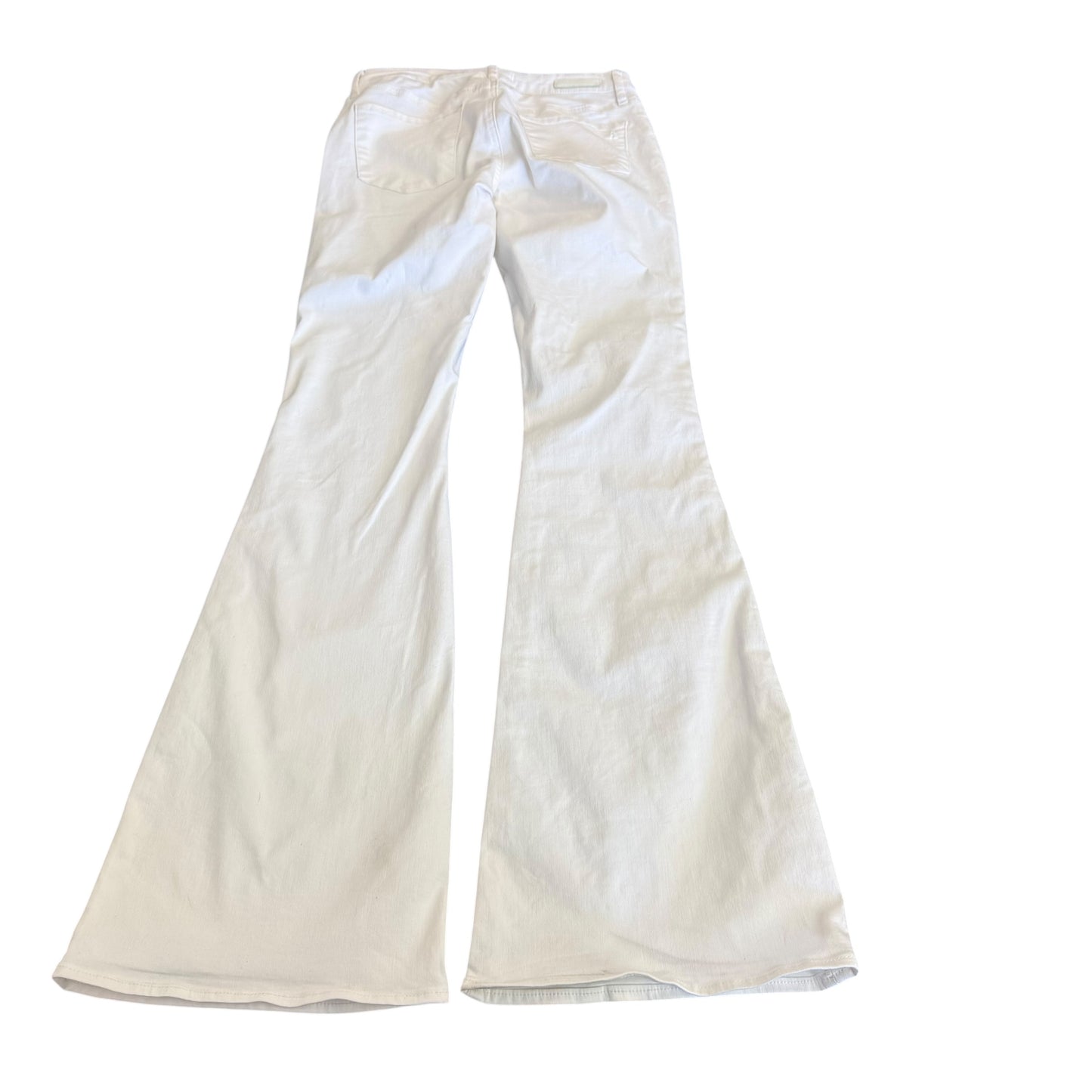 ARTICLES OF SOCIETY WHITE DENIM FLARE JEANS 100 SZ 26