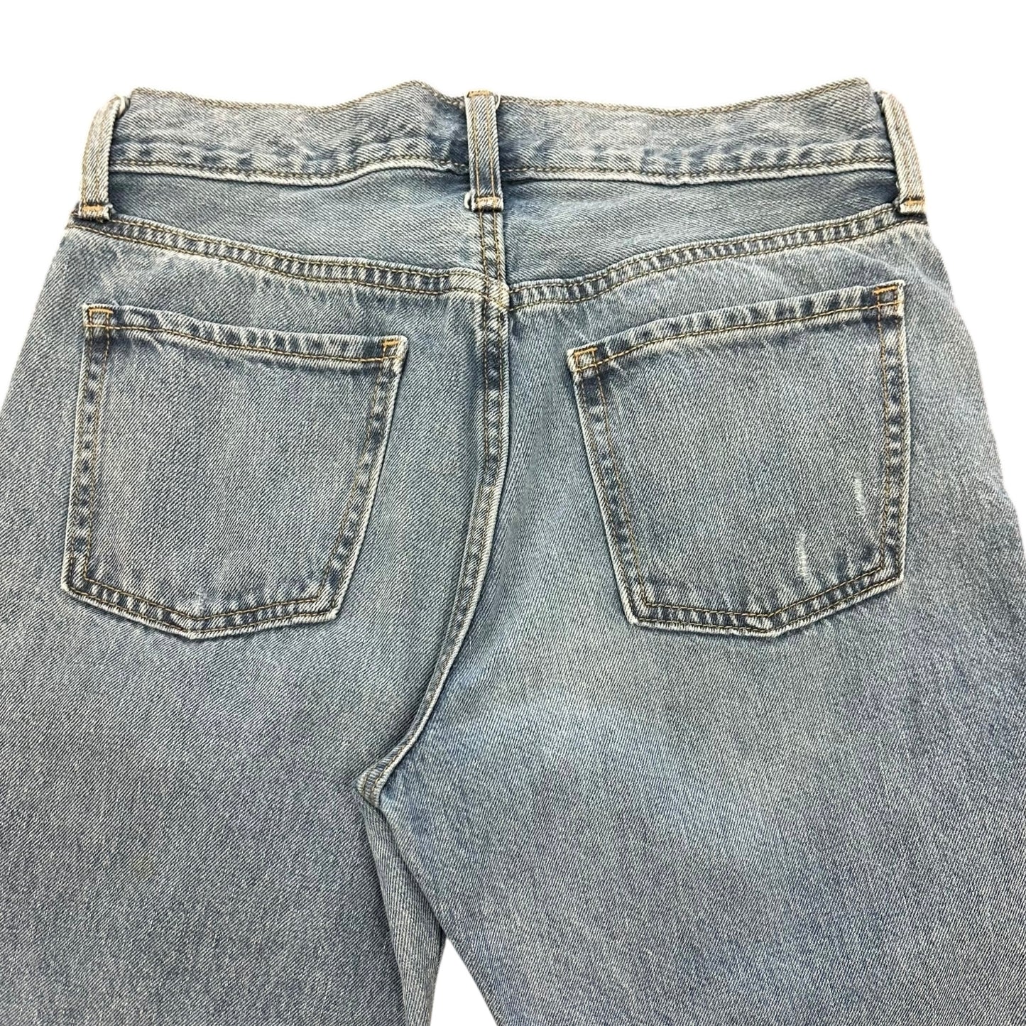 OLD NAVY HIGH RISE SLOUCHY STRAIGHT BLUE JEANS 124 SZ 6