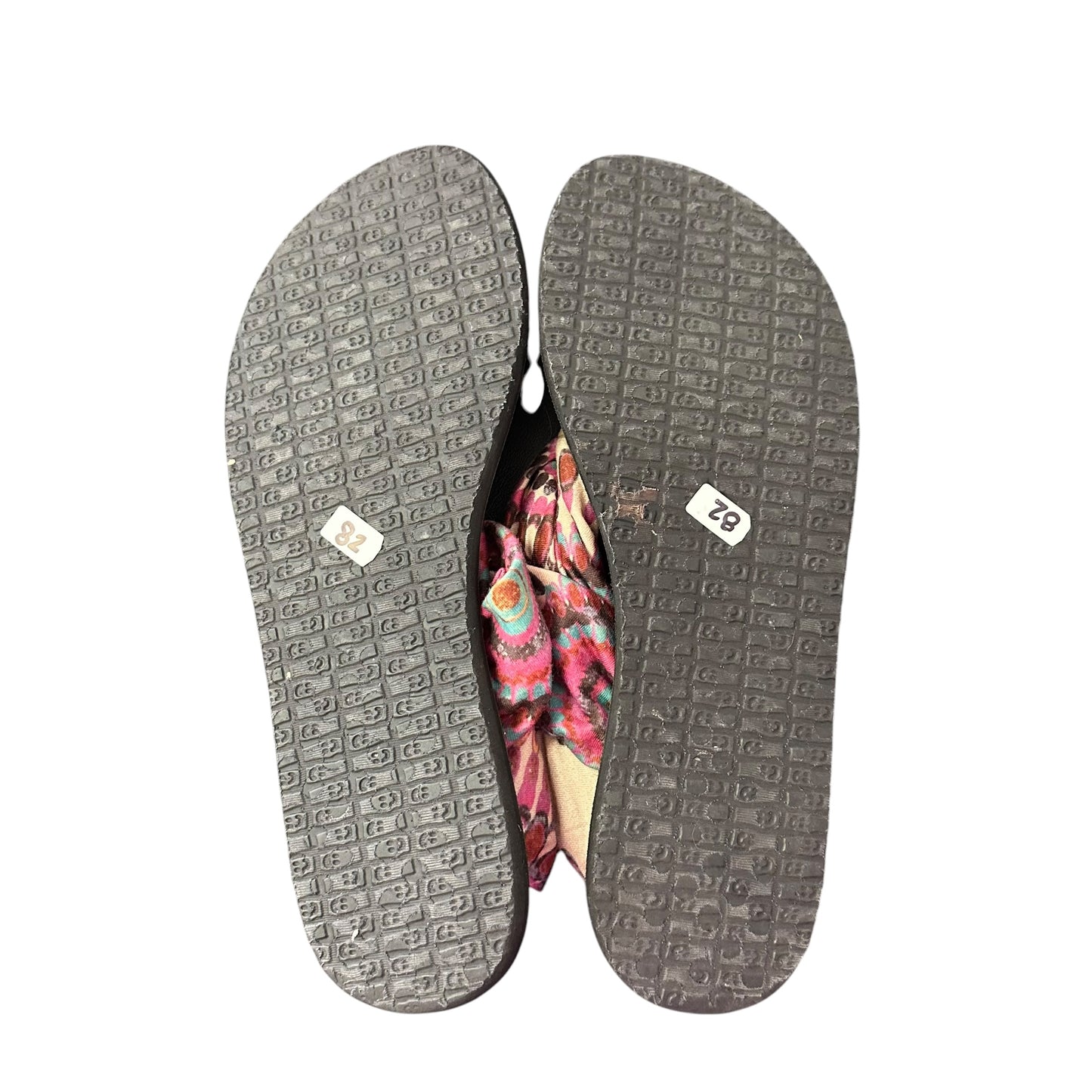 SANUK YOGA SLING SANDALS COLORFUL 82 SZ 11