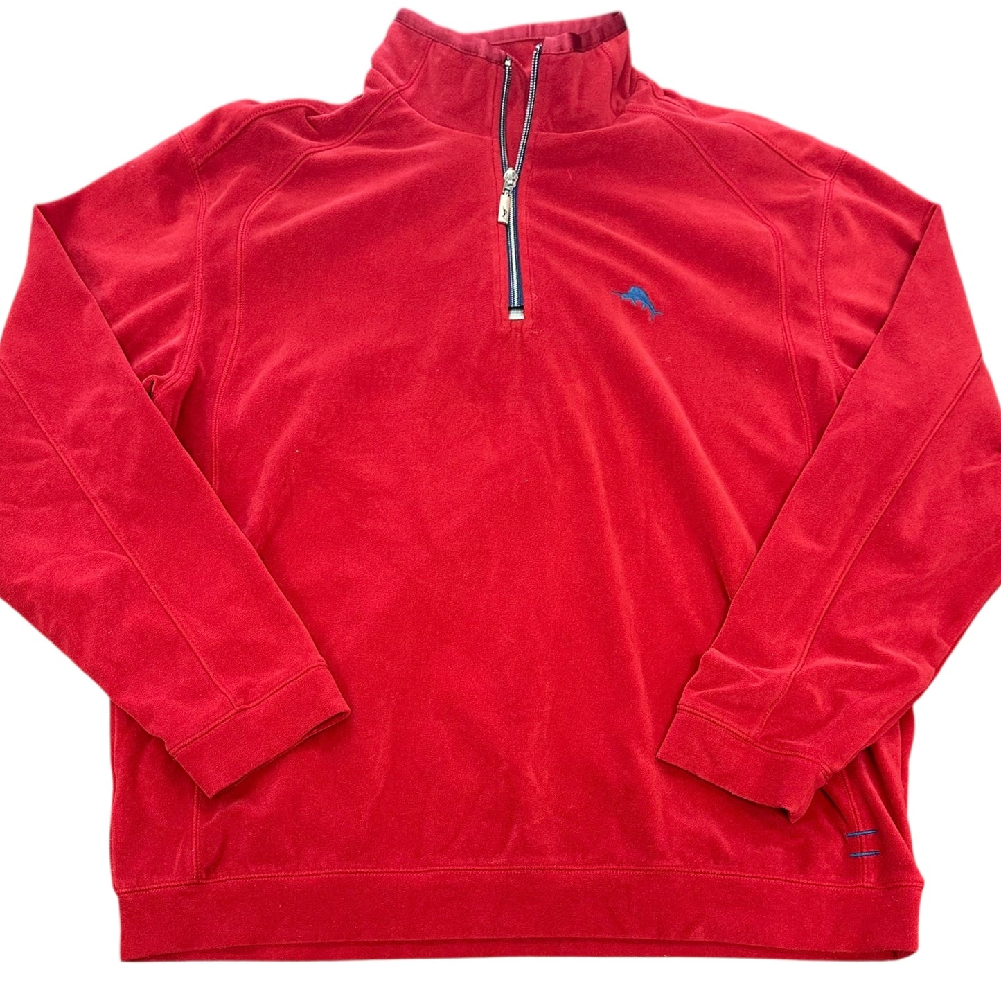 TOMMY BAHAMA UNISEX QUARTER ZIP PULLOVER 215 LARGE