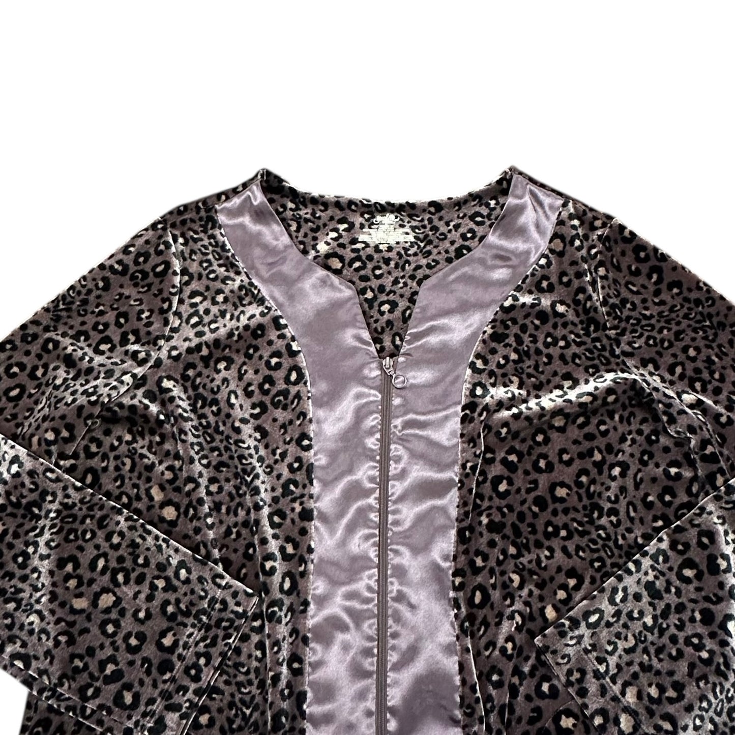 SCARLETTE MODERN MOVEMENTS VELOUR ANIMAL PRINT DUSTER 100 MEDIUM