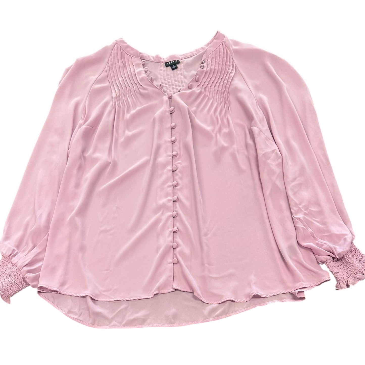TORRID PINK BLOUSE 123 3X