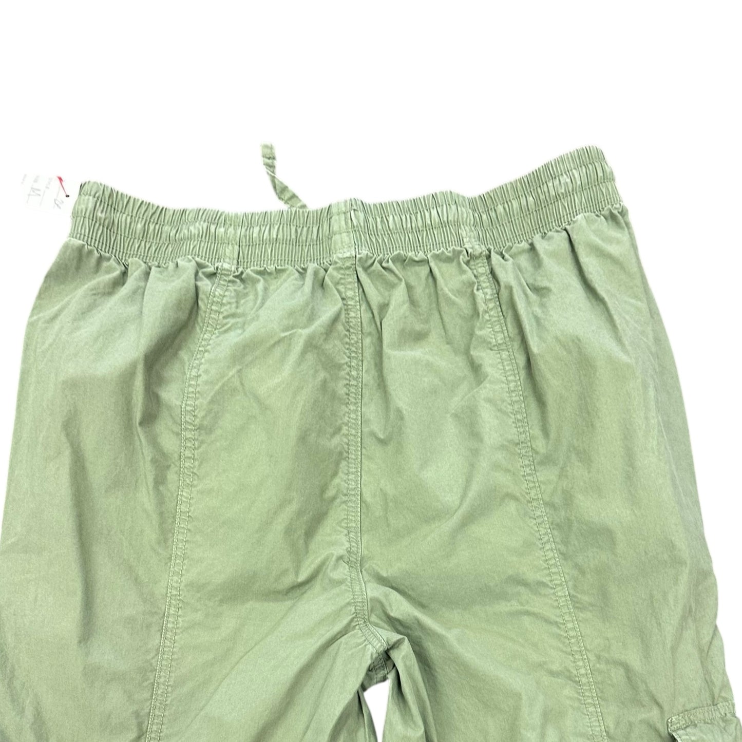 AERIE GREEN WIDE LEG CARGO PANTS 26 MEDIUM