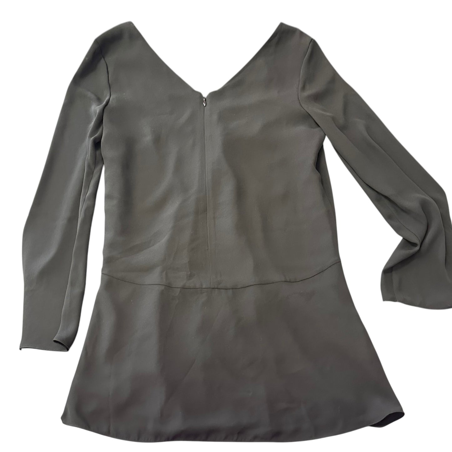 CINQ A SEPT BLACK MINI LONG SLEEVE DRESS 100 SZ 2