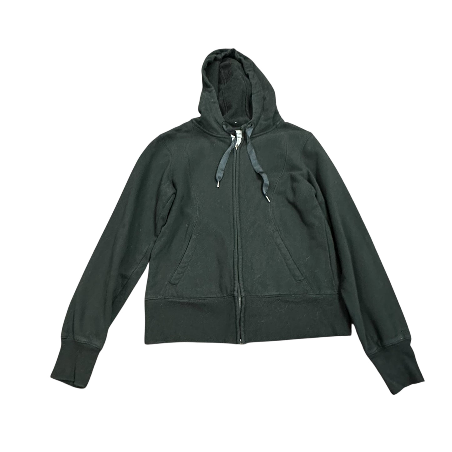 CHAMPION BLACK FULL ZIP HOODIE 218 MEDIUM