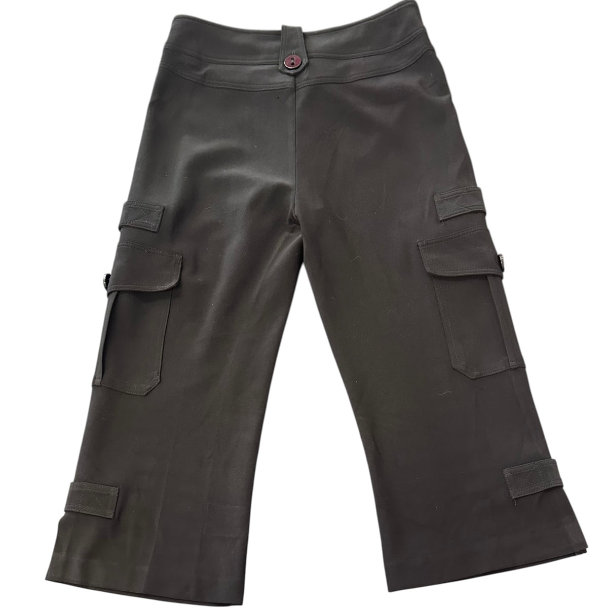 JOSEPH RIBKOFF BLACK CARGO CARPI PANTS 282 SZ 2