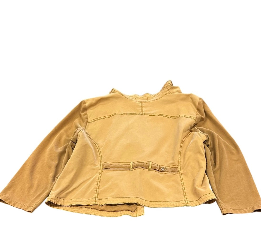 ANTHROPOLGIE MARRAKECH BROWN MOTO JACKET 123 3X