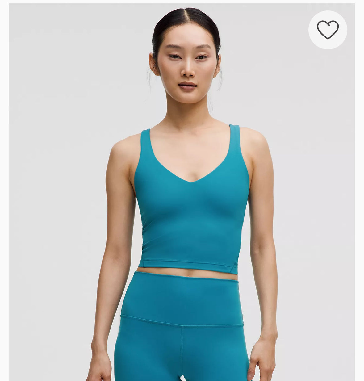 LULULEMON ALIGN BLUE TANK TOP 233 SZ 0