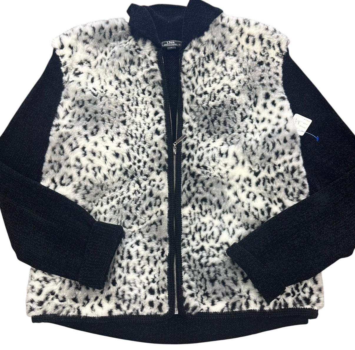 LISA INTERNATIONAL FAUX FUR JACKET 100 MEDIUM