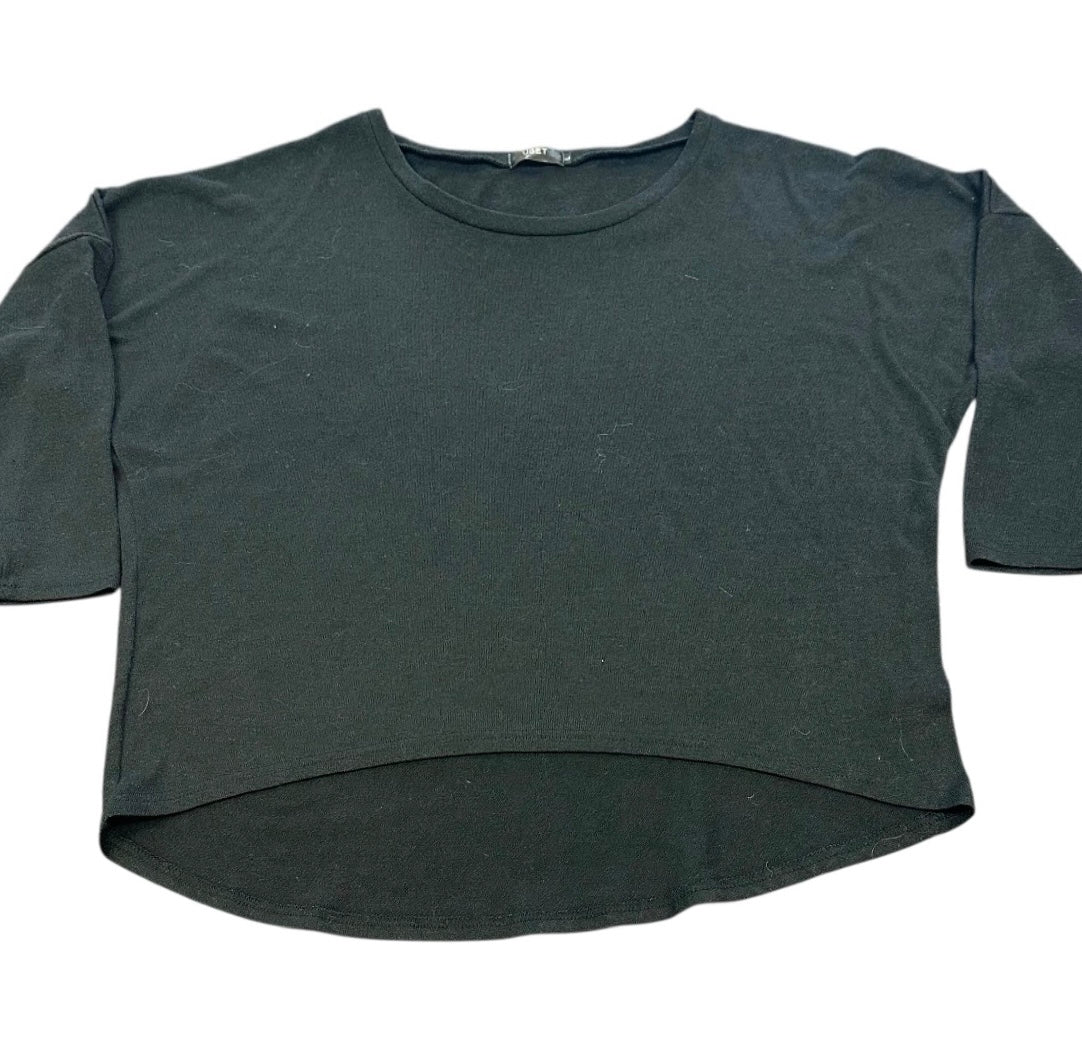 UGET BLACK OVERSIZED TOP 98 LARGE