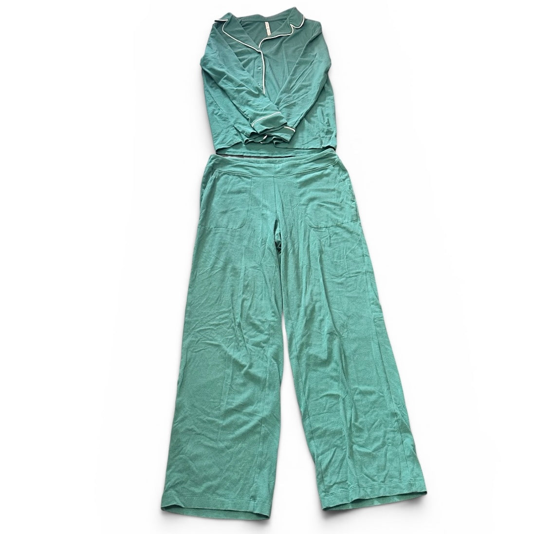 SOMA GREEN PAJAMA SET 261 SMALL