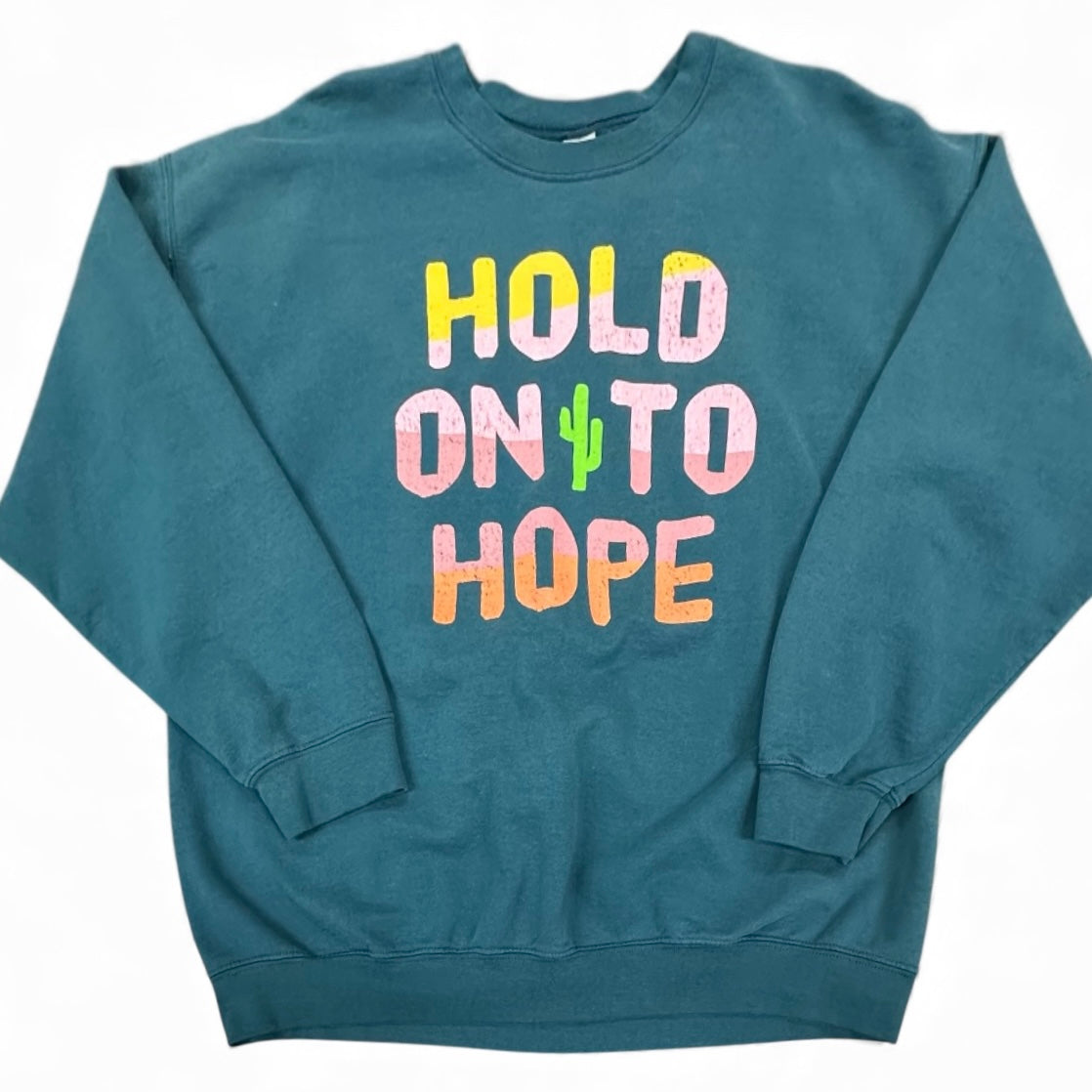HOLD ON TO HOPE BLUE SWEATSHIRT 100 XL
