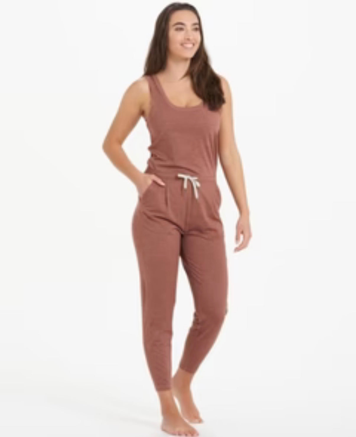 VUORI BROWN JUMPSUIT 226 XL