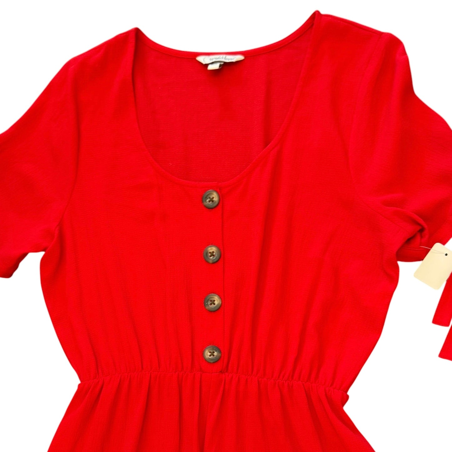 SPEECHLESS RED JUMPSUIT 268 XL