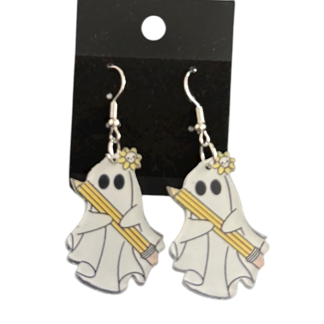 GHOST W PENCIL EARRINGS 100