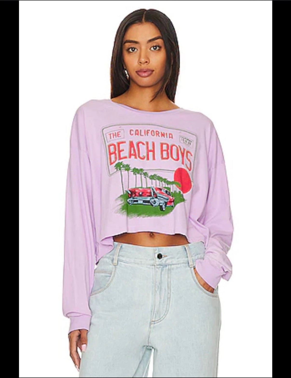 DAYDREAMER THE BEACH BOYS GRAPHIC T-SHIRT LONG SLEEVE CREW NECK LILAC PURPLE XS
EXCELLENT CONDITION
