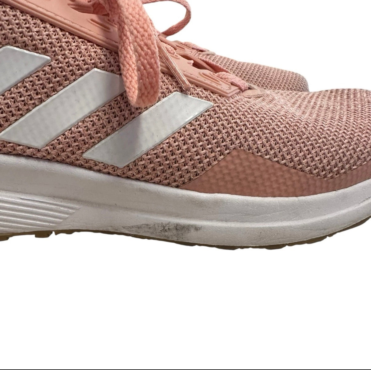 ADIDAS WOMENS DURAMO 9 RUNNING SHOES SZ 9.5 CLOUDFOAM ADIWEAR PEACH PINK