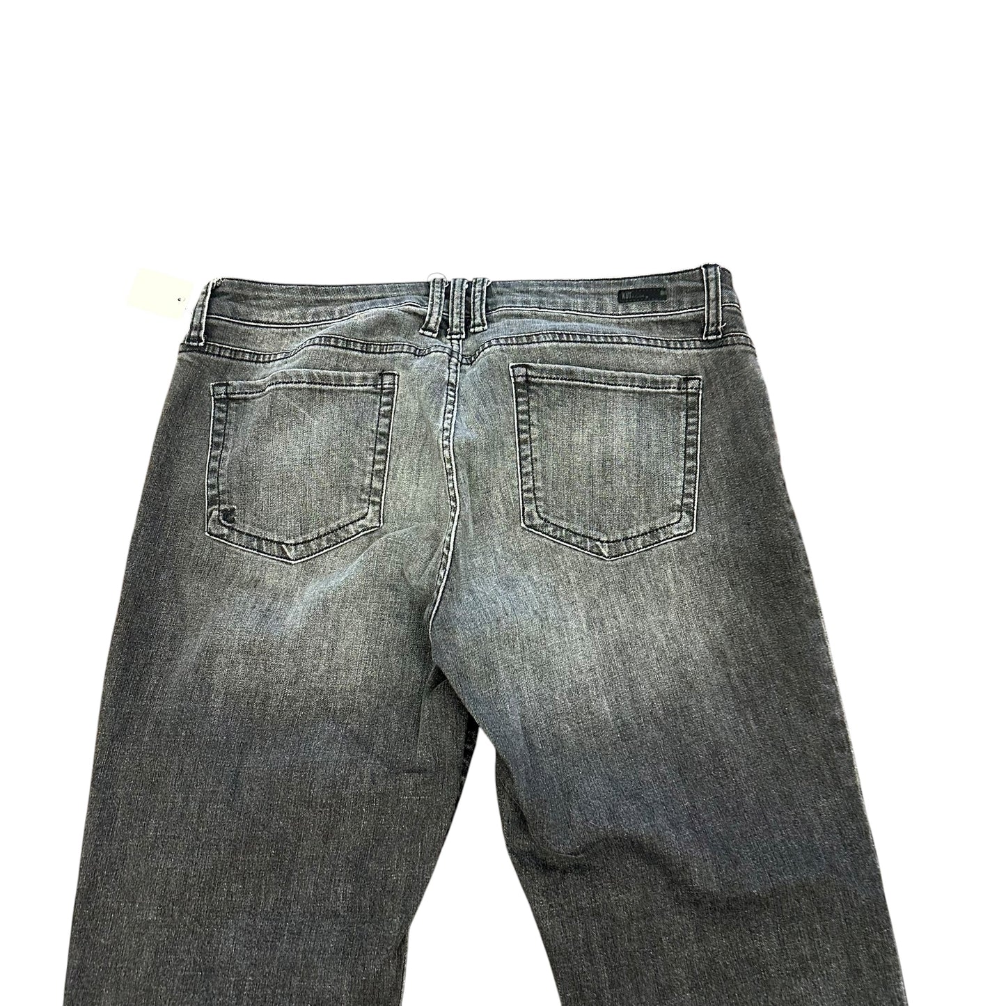 KUT THE KLOTH CATHERINE BOYFRIEND BLACK JEANS 100 Sz 12