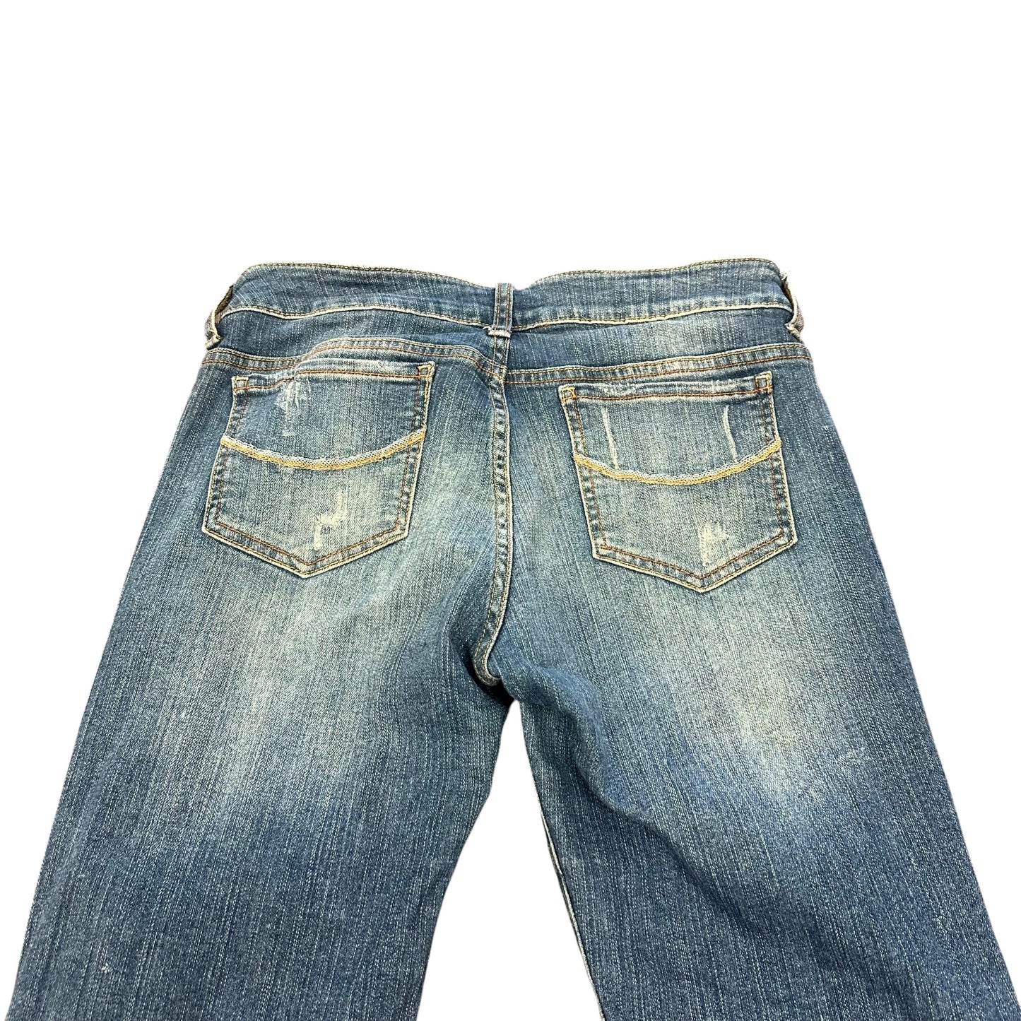 WAX JEANS DISTRESSED BLUE DENIM 228 Sz 11