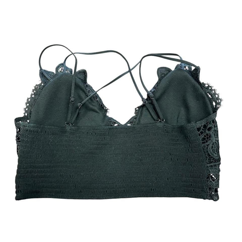 WISHLIST BLACK BRALETTE 122 NWOT LARGE