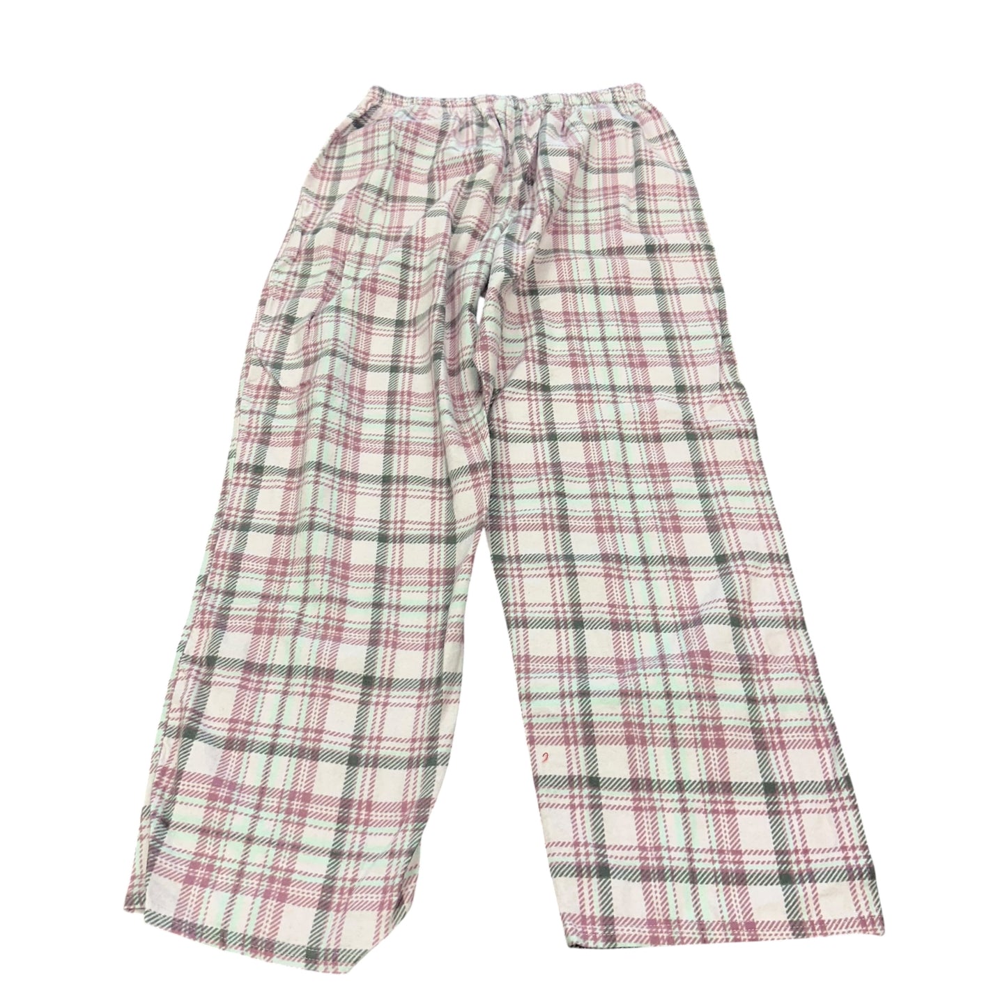PINK PLAID PJ PANTS 234 LARGE