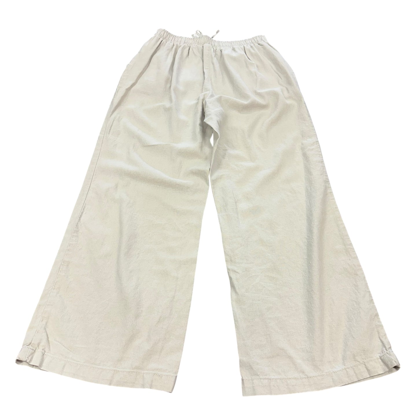 BRIGGS TAN LINEN BLEND TROUSERS 198 Sz 12