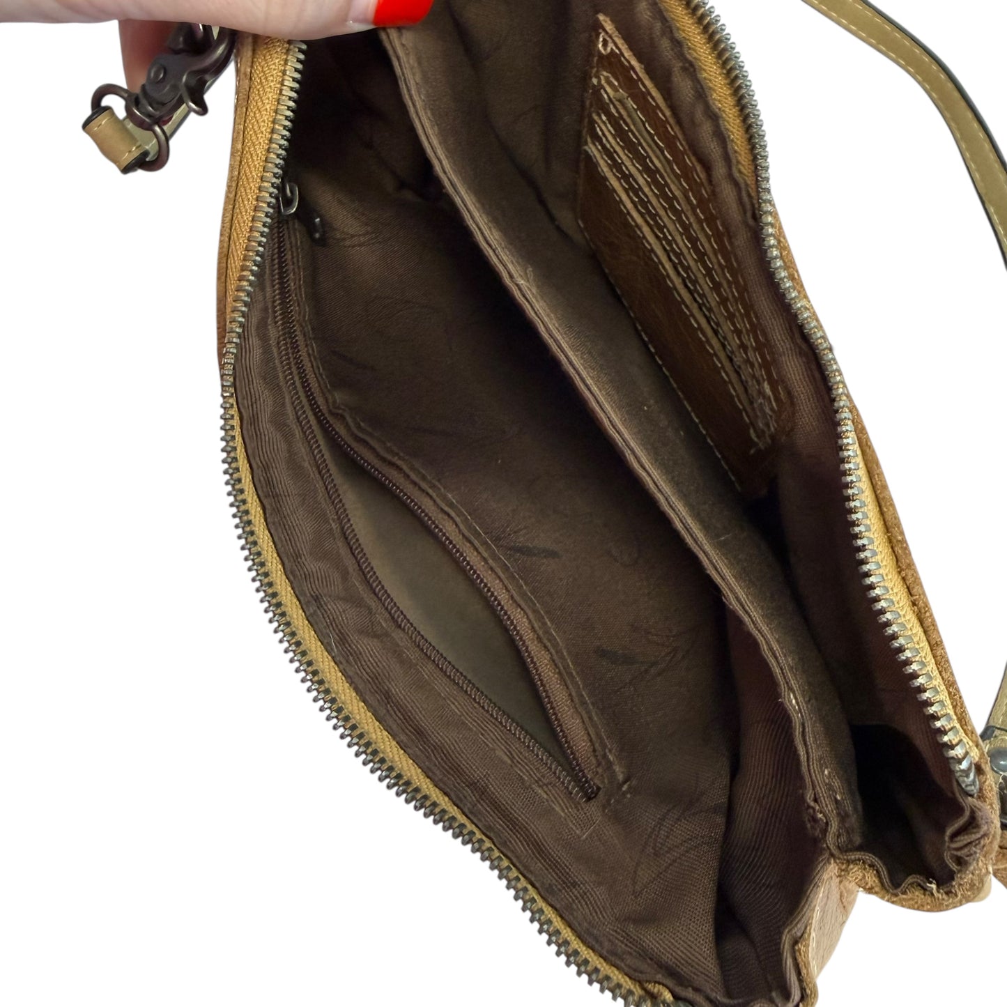 LEATHER CROSSBODY SMALL COWHIDE PURSE 100