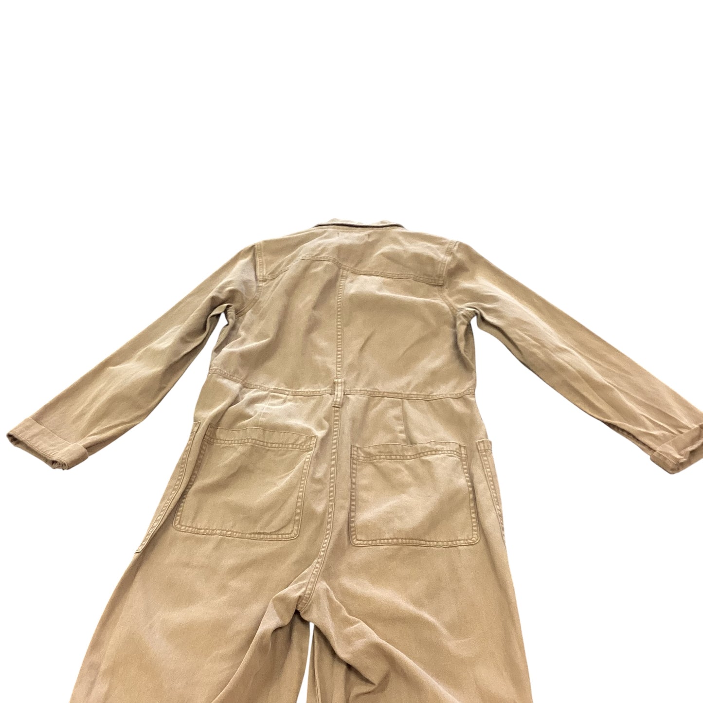 MADEWELL BROWN JUMPSUIT SMALL MISSING BELT
