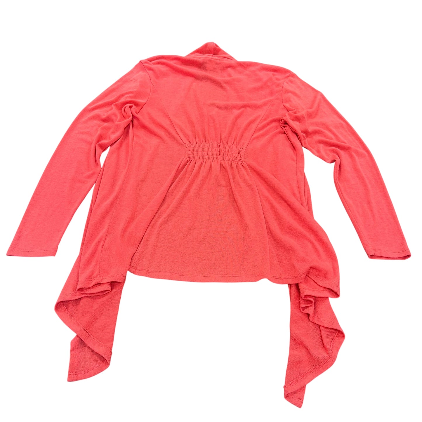 COLDWATER CREEK CORAL KNIT CARDIGAN 217 LARGE