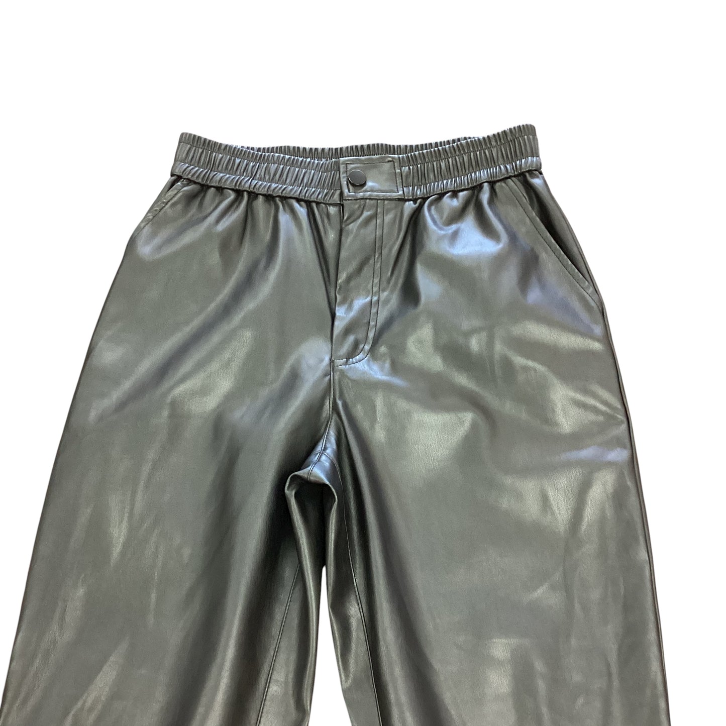 CURRENT AIR BLACK FAUX LEATHER PANTS 198 SMALL