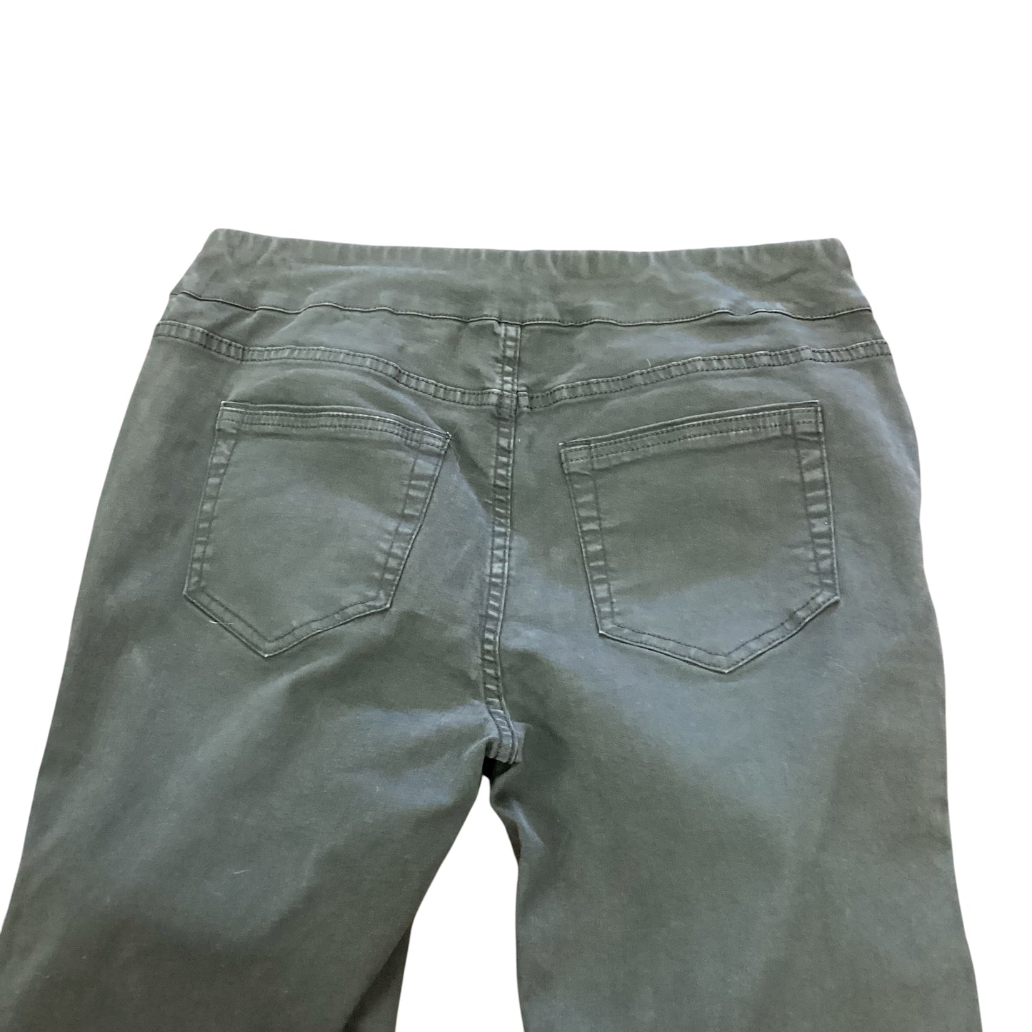 SOFT SURROUNDINGS BLACK PULL ON JEANS W EMBELLISHMENTS 100 SMALL