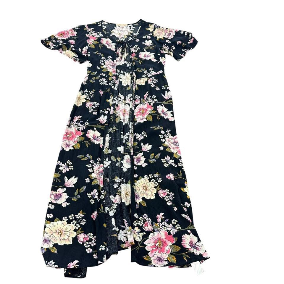 BAND OF GYPSIES FLORAL DUSTER 29 MEDIUM