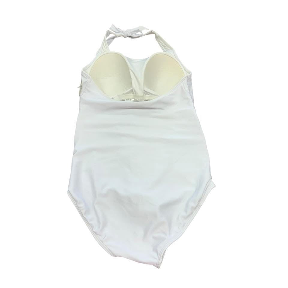 PINES AND PALMS WHITE SWIMSUIT 100 MEDIUM