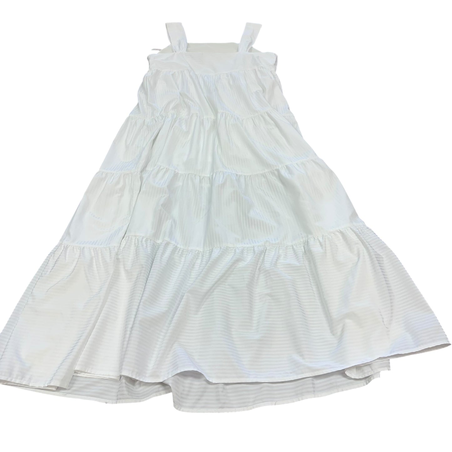 ANDREE BY UNIT WHITE TIERED DRESS SMALL