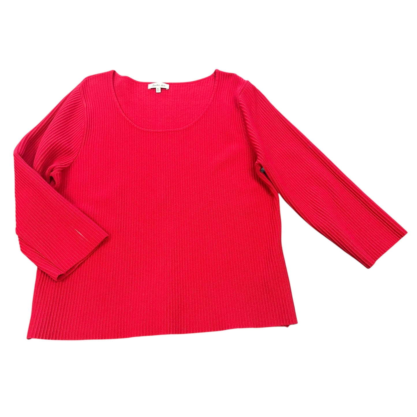 ANOTHER VINE RED RIBBED SWEATER 62 XL