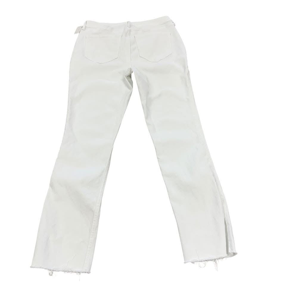 OLD NAVY EXTRA HIGH RISE ROCKSTAR SUPER SKINNY WHITE JEANS 26 Sz 12