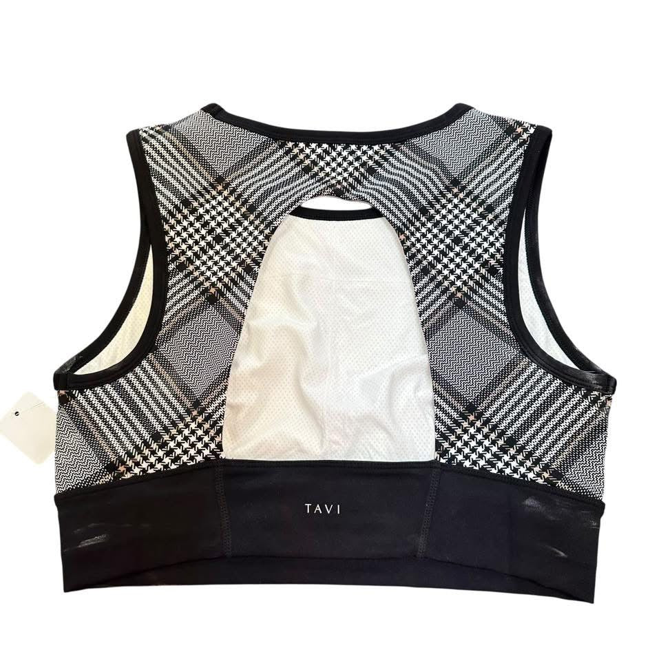 TAVI PLAID SPORTS BRA 26 MEDIUM