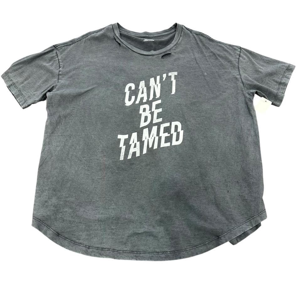 CANT BE TAMED AERIE T-SHIRT 123 XL