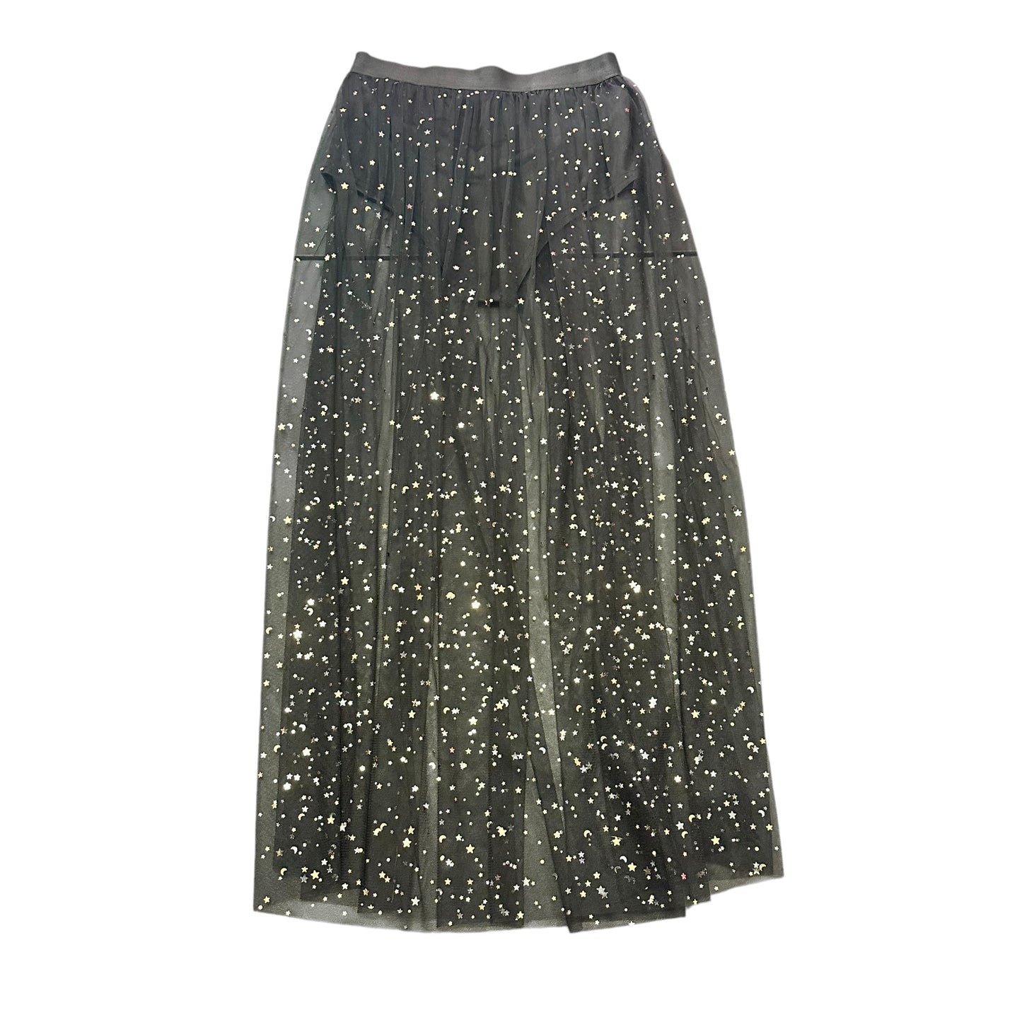 BLACK TULLE GOLD STAR SKIRT 263 SMALL
