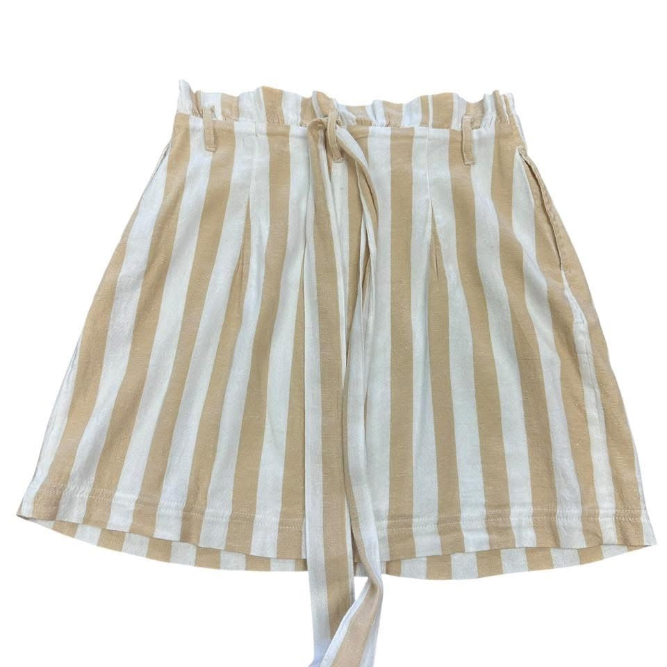 HOLLISTER ULTRA HIGH RISE STRIPED SKIRT 100 MEDIUM